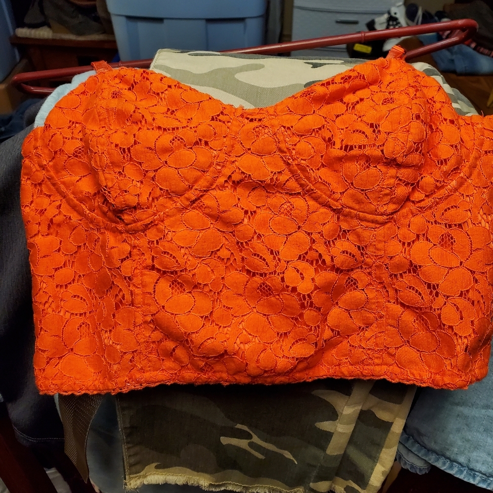 Talula lace crop bustier
